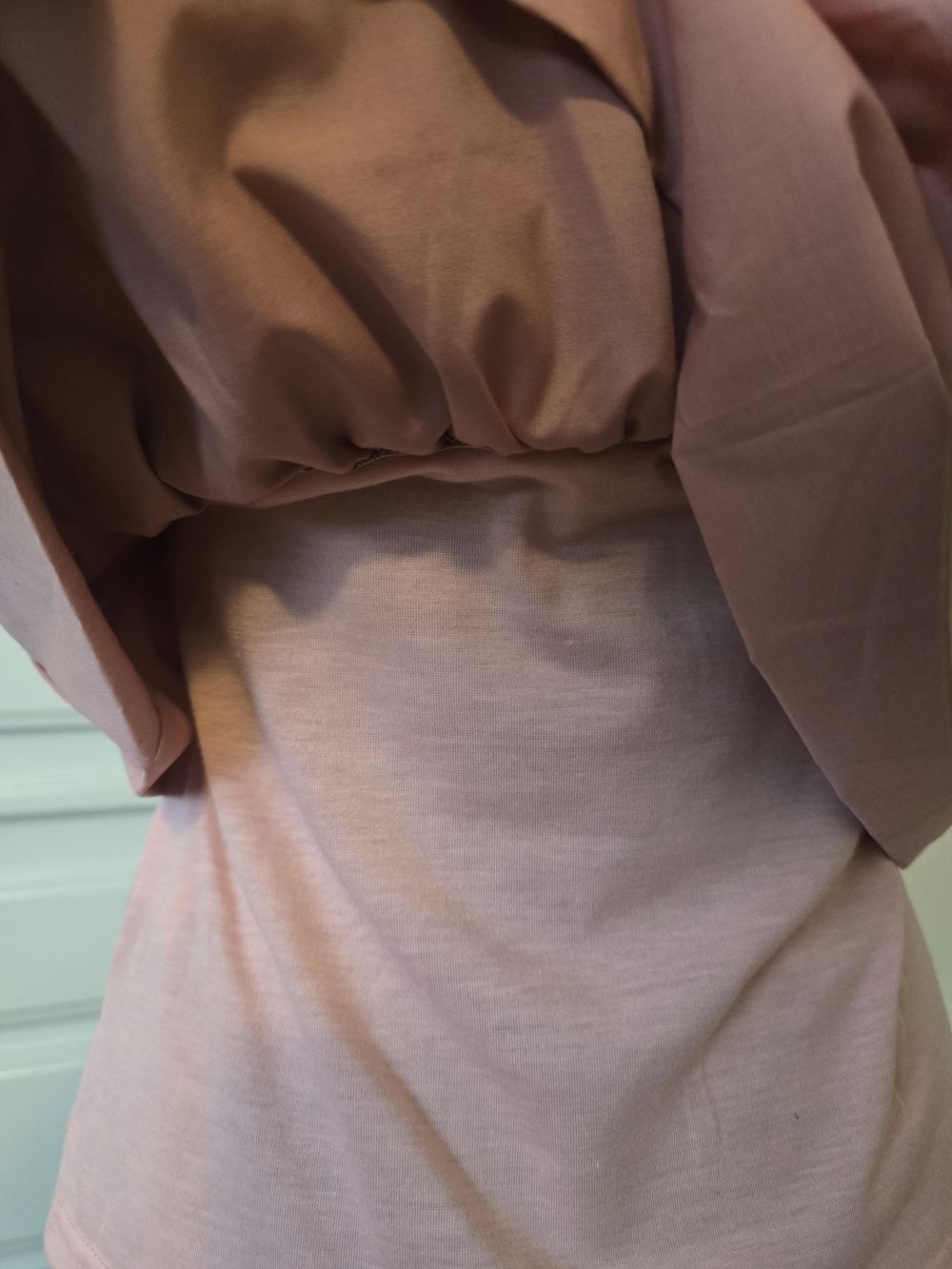 BiBi Dusty Strapless Ruffle Layered Crop Top - Picture 9 of 10